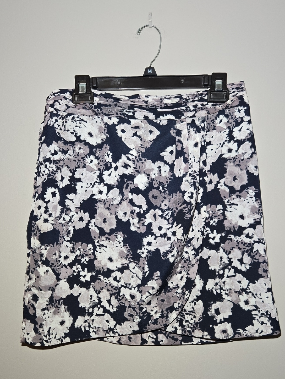 Banana Republic Navy Floral Mini Skirt